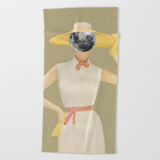 Moon Beauty Beach Towel