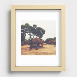 Village in Zambia Recessed Framed Print