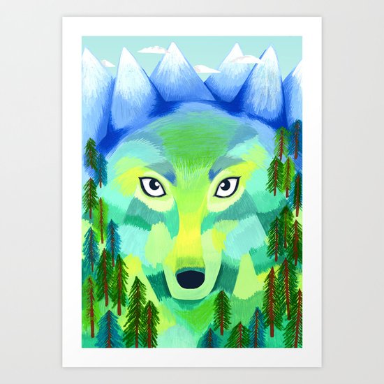 Wolf Art Print