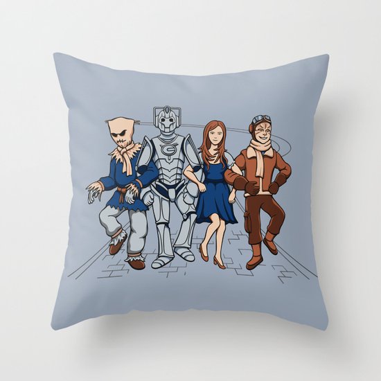 Wizard of Who Throw Pillow