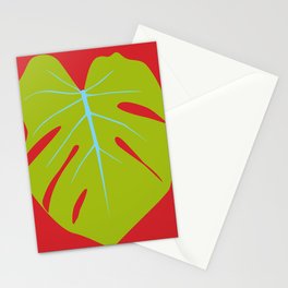 Tropical Leaf - Young Monstera Stationery Cards