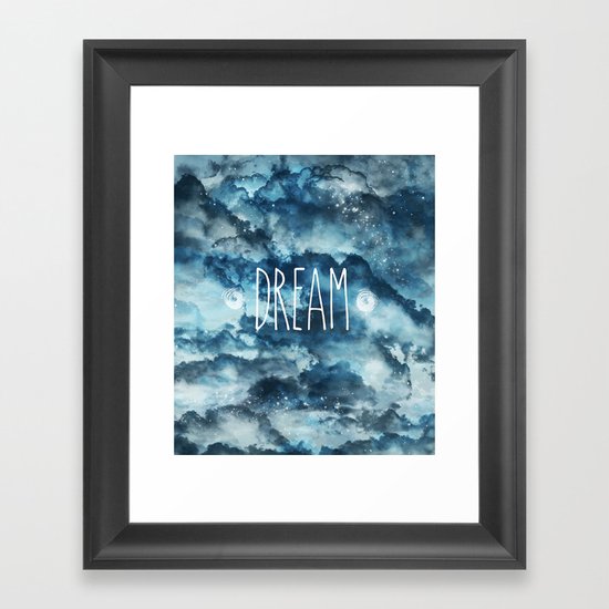 Dream in Blue Framed Art Print