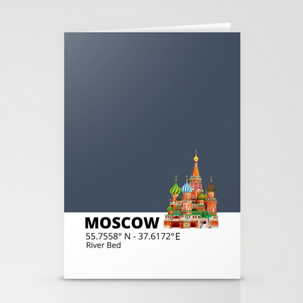 Moscow River Bed Stationery Cards