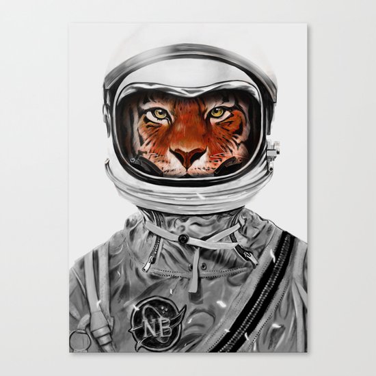 Astro Tiger Canvas Print