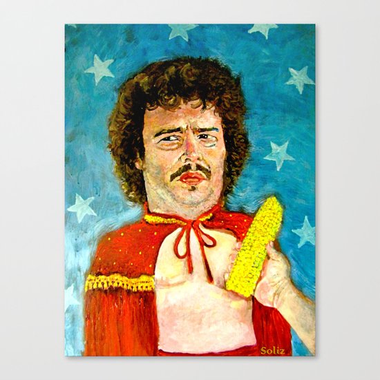Get That Corn Out Of My Face! Canvas Print