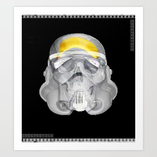 stormtrooper x-ray Art Print
