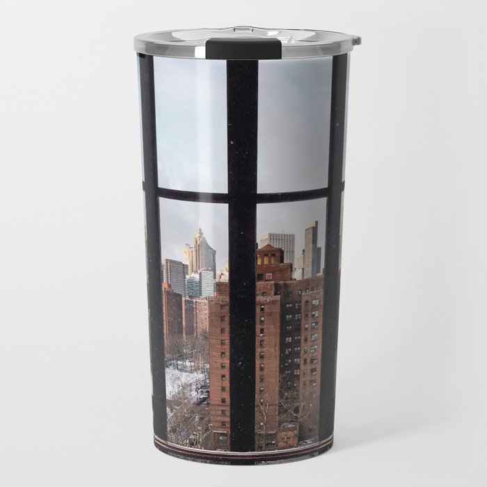 New York City Window View Travel Mug