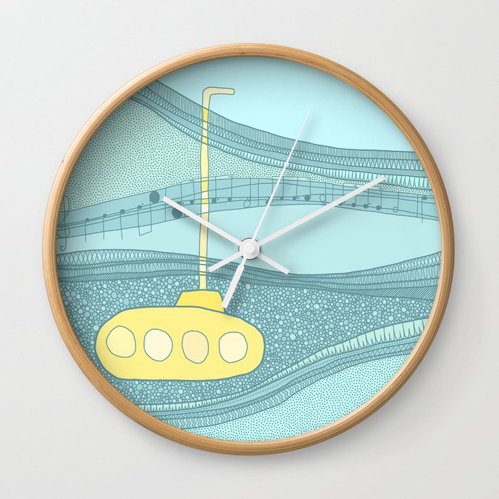 Yellow Submarine Wall Clock
