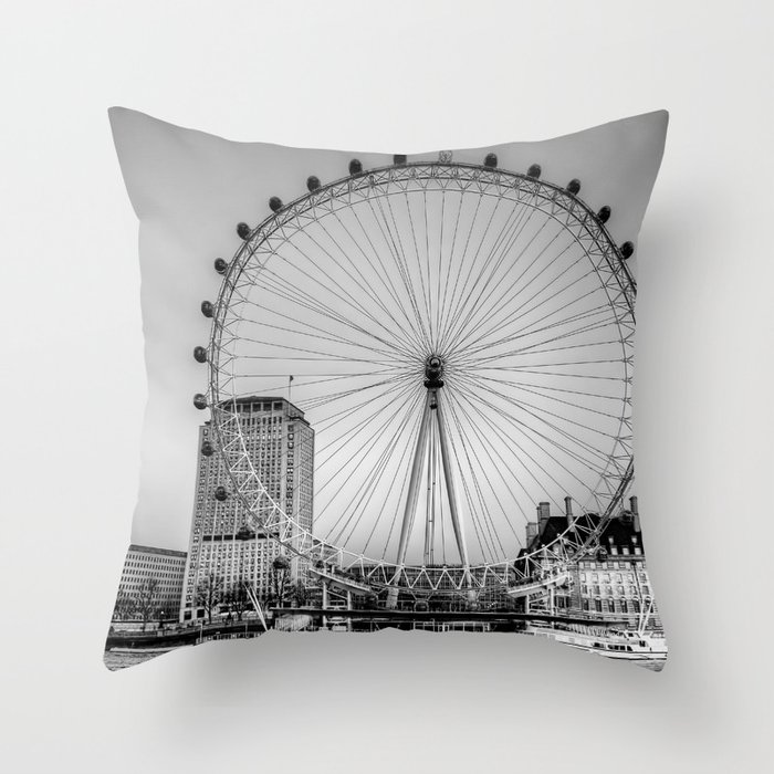London Eye, London Throw Pillow