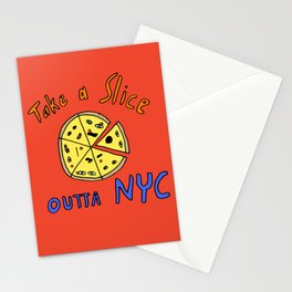 Take a slice (of pizza) out of New York City Stationery Cards