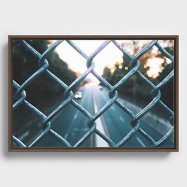 Metal grill Framed Canvas