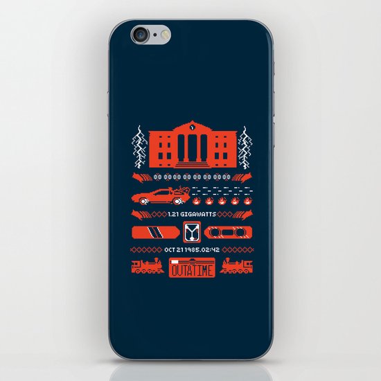 1.21 Stitches iPhone & iPod Skin