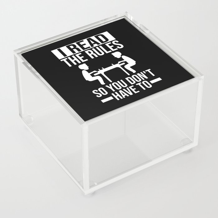 Board Game Tabletop Gamer Family Table Meeple Acrylic Box