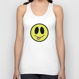 Silly Smiley Face Unisex Tank Top