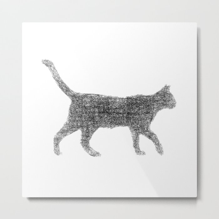 Dust kitten Metal Print