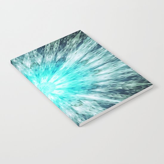 Teal Blue Mandala Notebook