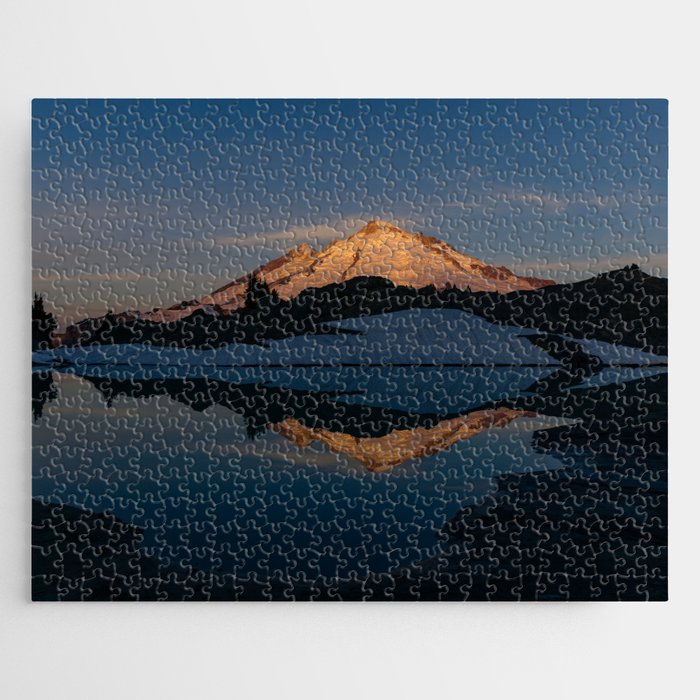 Mt. Baker at dawn Jigsaw Puzzle