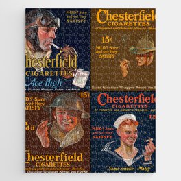 Chesterfield Cigarettes, 1914-1918 by Joseph Christian Leyendecker Jigsaw Puzzle