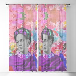 Freeda | Frida Kalho Sheer Curtain