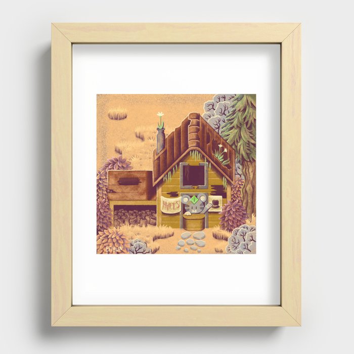 Stardew Valley - Hat Seller Recessed Framed Print