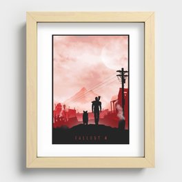 Fallout 4 inspired Poster  Recessed Framed Print