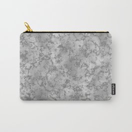 Silver Marble texture Carry-All Pouch