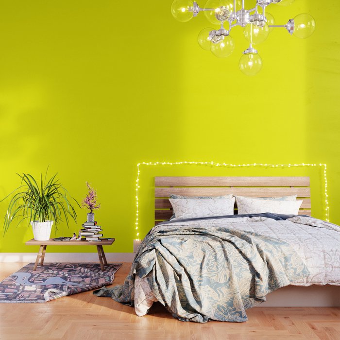 Neon Yellow Wallpaper