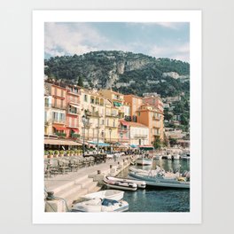 Summer in Villefranche Sur Mer, French Riviera on film | Fine Art Travel Photography Art Print