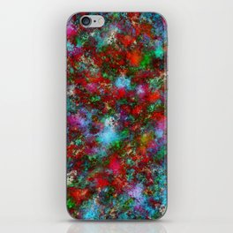Red roses in water iPhone Skin