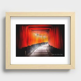 Fushimi Inari Shrine in Kyoto Recessed Framed Print