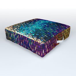 Glitter Rainbow Outdoor Floor Cushion