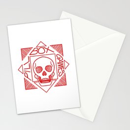 Pillbox Games Logo (RED) Stationery Cards