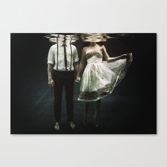 abyss of the disheartened : IV Canvas Print