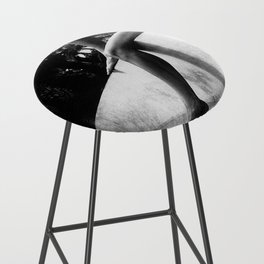Dip your toes into the water, female form black and white photography - photographs Bar Stool