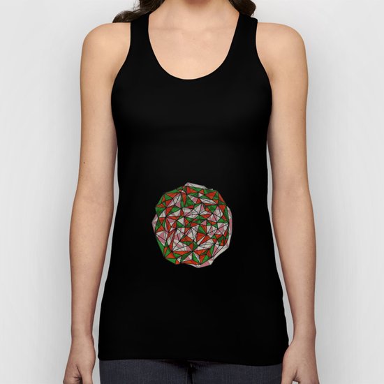 - red orange green - Unisex Tank Top