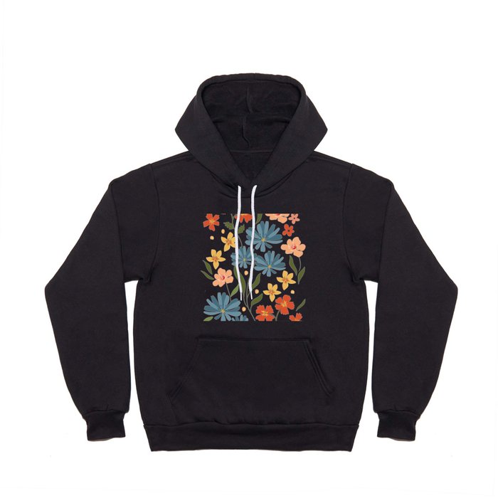 Colorful Floral Garden Hoody