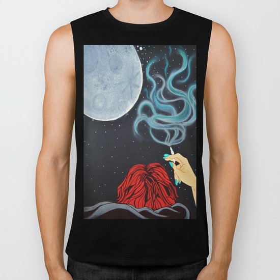 Midnight Toker (#2), Smoking Lady Series Biker Tank