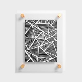 Geometry Black Lines Floating Acrylic Print