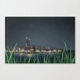 Night Sky over Nashville Canvas Print