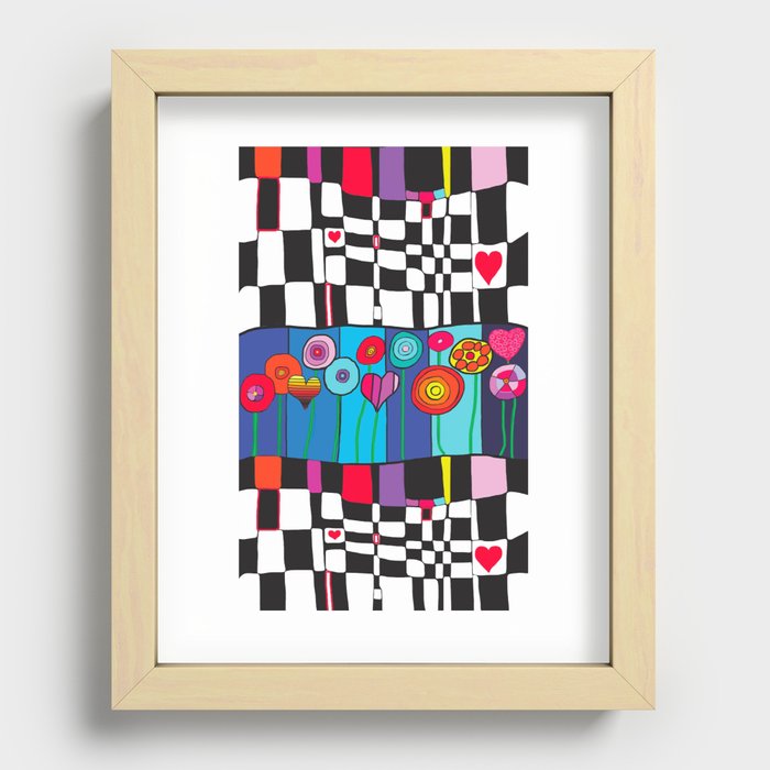Happiness Recessed Framed Print