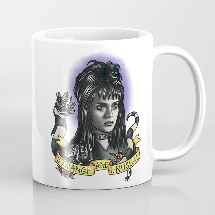 Lydia Gothic Girl Strange and Unusual Coffee Mug