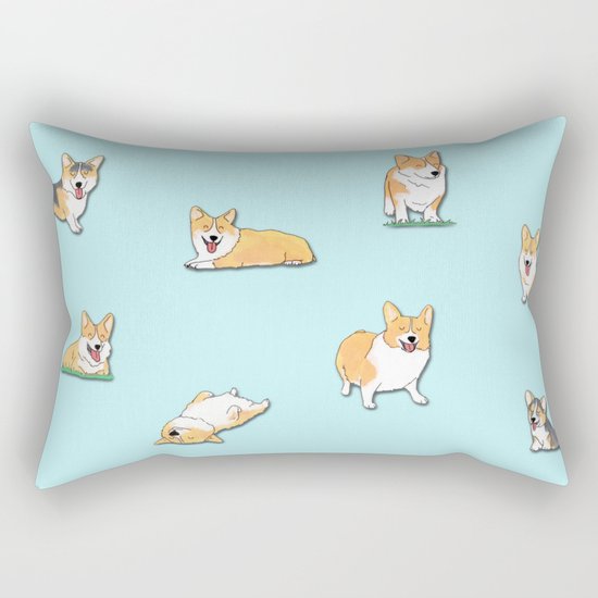 Corgi Rectangular Pillow