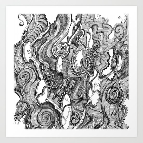 Tendrils Art Print