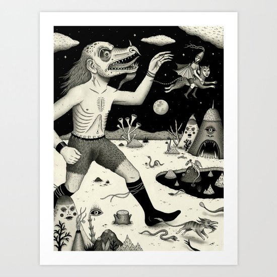 Escape! Art Print