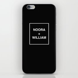 NOORA + WILLIAM iPhone Skin