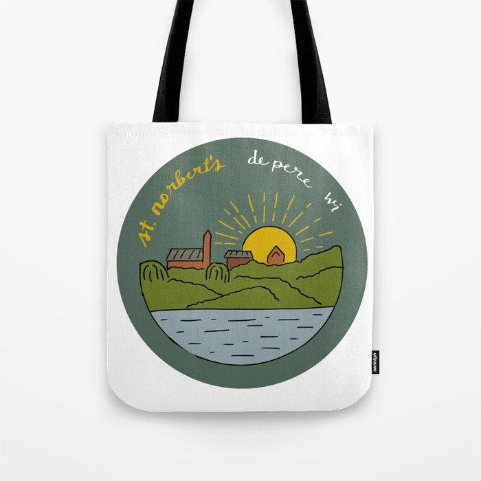 St. Norbert College From Across the River Tote Bag