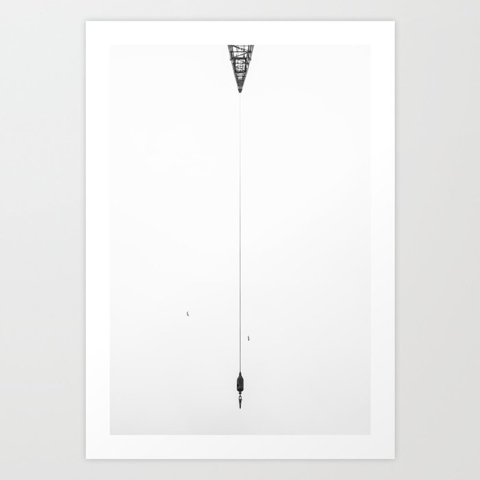 Crane - K2 Art Print