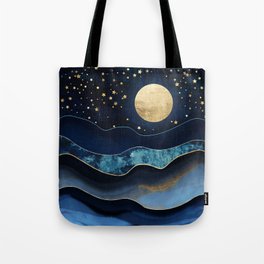 Golden Moon Tote Bag