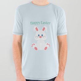 Cute easter bunny All Over Graphic Tee