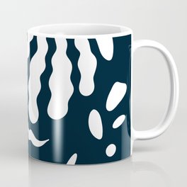 Sea Life | Abstract Illustration | Blue Mug